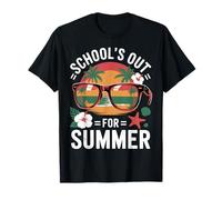 School's Out for Summer Retro Vacation Lunettes de soleil T-shirt T-Shirt