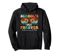 School's Out Forever Retraite 2026 Professeur retraité Groovy Sweat à Capuche