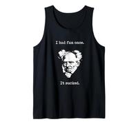 Schopenhauer - I Had Fun Once - It Sucked - Chemise Pessimiste Débardeur
