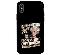 Schopenhauer Professional Overthinker, propulsé par Will Coque pour iPhone X/XS