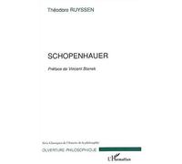 Schopenhauer - Théodore Ruyssen - L'harmattan - broché - Biographie