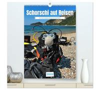 Schorschi auf Reisen (hochwertiger Premium Wandkalender 2026 DIN A2 hoch), Kunstdruck in Hochglanz: Ein wunderschönes Geschenk für große und kleine Eselliebhaber