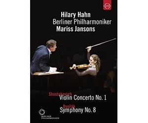 SCHOSTAKOWITSCH/DVORAK HILARY HAHN - VIOLINKONZERT 1/SINFONIE 8 DVD NEUF