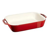 STAUB Plat de cuisson rectangulaire Staub 27 x 20 cm rouge
