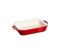 STAUB Plat de cuisson rectangulaire Staub 34 x 24 cm rouge