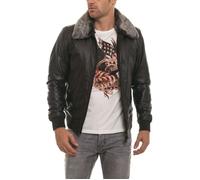 Blouson Pilote Schott en cuir ref_jaj35836-33480 Noir - XL