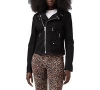Schott Nyc Blouson Femme, Noir-Noir, Small
