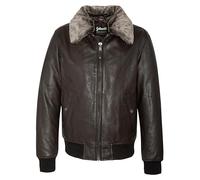 Schott Blouson Pilote en cuir ref_35836 Marron