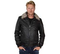 Schott Blouson Pilote Schott en cuir ref_35836 Marron - 3XL