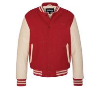 Schott Blouson Teddy homme Ref 58399 Rouge/Beige - - M
