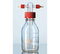 Schott Duran 247130008 GL45 Flacon Laveur en Verre Borosilicaté avec Bouchon, 500ml