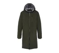 Schott Fargo Parka homme kaki - parka longue à capuche, zip, 95% polyester S
