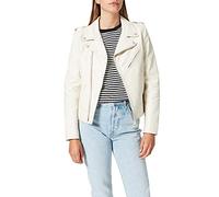 SCHOTT LCW1601D Blouson, Blanc (Off White Off White), X-Small (Taille Fabricant:XS) Femme