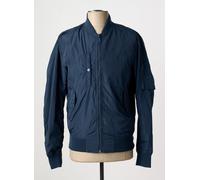 schott manteaux homme de couleur bleu