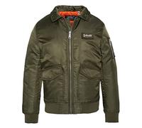 SCHOTT NYC 210100B Bombers Kids CWU Schott, Army Kaki, 12 Mixte Enfant