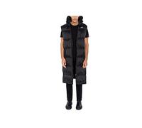 SCHOTT NYC 2190MAXV Doudoune Capuche Extra Longue sans Manche Schott, Black, XXS Adulte