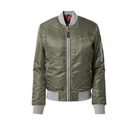 Schott NYC Airforcewrs BLOUSON BOMBER SCHOTT Femme, SAGE KAKI, XL EU