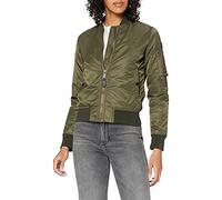 Schott NYC Femme Airforce1w Jacket, Vert (Army Kaki), XS EU