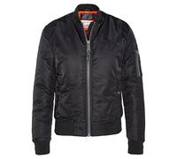 Schott NYC Femme Airforcewrs BLOUSON BOMBER, Noir, XL EU