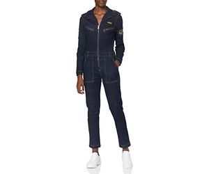 Schott NYC Femme Combinaison, Raw Denim, L Slim