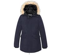 Schott NYC Mixte Jktnellyw PARKA CAPUCHE FAUSSE FOURRURE SCHOTT, NAVY, XS EU