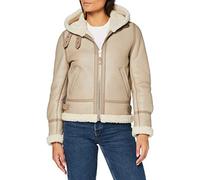 Schott NYC Femme Lcw1257h Blouson Cuir, Lt.beige, M EU