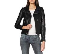 Schott NYC Femme Lcw1601d Blouson, Noir (Black), L EU