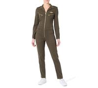 Schott NYC Femme Trjump21wx Jumpsuit, Vert, S EU