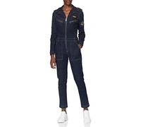 Schott NYC Femme Trjumpw Combinaison, Raw Denim, M Slim EU