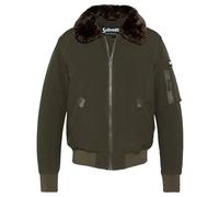 Schott NYC Homme Airlines-kaki/Brun-l BLOUSON, Vert, L EU
