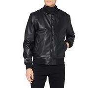 Schott NYC Homme Bomber en Cuir Leather Jackets, Noir, M EU
