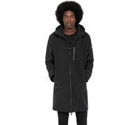 Schott NYC Homme Kalvin BLOUSON LONG ZIPPE A CAPUCHE, Noir, S EU