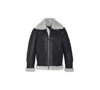 Schott NYC Homme Lc1259 Bombardier, NOIR/BLANC CASSÉ, XL EU