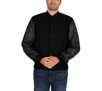 Schott NYC Homme Lcusa Blouson Cuir, Black/Black, M EU