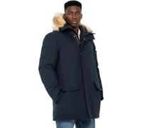 Schott NYC Homme Nelson20 Parka, Bleu (Navy), S EU