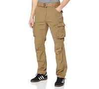 Schott NYC Homme Pantalon Army Pants, Beige, 29W EU