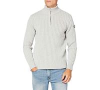 Schott NYC Homme Plecorage2 Pull Sweater, Hea L.grey, L EU