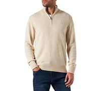 SCHOTT NYC Homme Pllance2 Pull, Heather Off White, S EU