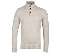 Schott NYC Homme Ploutrider4 Pull Sweater, Beige (Naturel), M EU