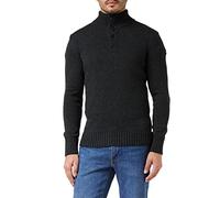 Schott NYC Homme Ploutrider4 Pull Sweater, Gris (Anthracite), XXL EU