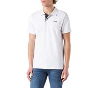 Schott NYC Homme Psmilton Polo, White/Navy, L EU
