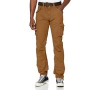 Schott NYC Homme Trbatle70pkr Pants, Beige (Camel), 28W EU