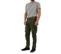 Schott NYC Homme Trranger70 Pants, Vert (Olive), 33W EU