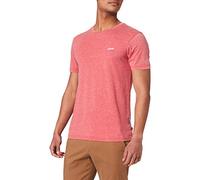 Schott NYC Homme Tshirt Manches Courtes Cn T Shirt, Rouge, XL EU