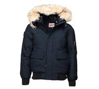Schott nyc JKTWINTONB Jacket garçon, Bleu (Navy), 8 ans