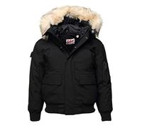 Schott nyc JKTWINTONB Jacket garçon, Noir, 16 ans