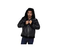 Schott NYC LC1259H Blouson, Noir (Black Black), XXX-Large (Taille Fabricant:XXXL) Homme