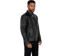 Schott NYC LCJOE Blouson, Noir (Black), X-Large (Taille fabricant: XL) Homme