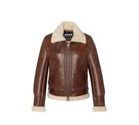 Schott NYC LCW1257 Veste en Cuir, Moka, XXL Femme