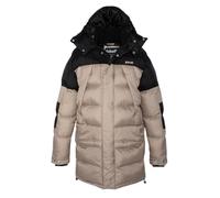 Schott NYC Mixte Ontario PARKA DOUDOUNE A CAPUCHE, BLACK/BEIGE, XL EU